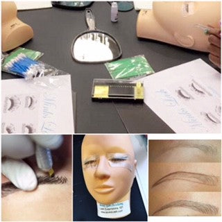 Choosing a lash extension or microblading training class